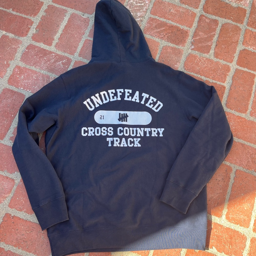 Undefeated Track and Field Navy Hoodie